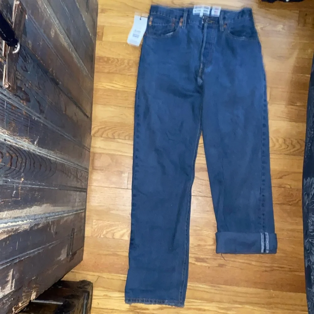 NWT RE/DONE Levi’s Button Fly Tinted Blue Steel 90s Jean - Picture 2 of 14